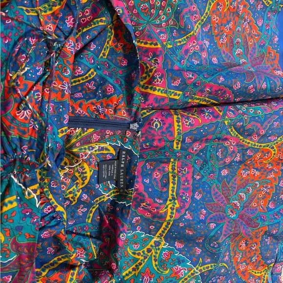 Ralph Lauren Multicolor Paisley Dress - Picture 4 of 4